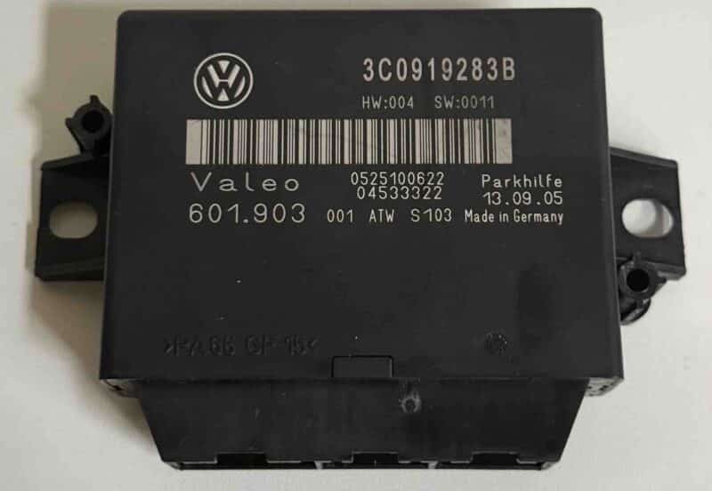 Original gebraucht Einparkhilfe Steuergerät VW Passat 3C. Oe-Teilenummer: 3C0919283B, 3C0919283B