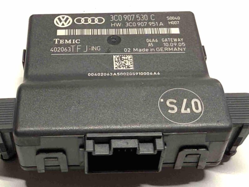 Original gebraucht CAN-BUS Gateway Steuergerät VW Passat 3C. Oe-Teilenummer: 3C0907530C, 3C0 907 530C