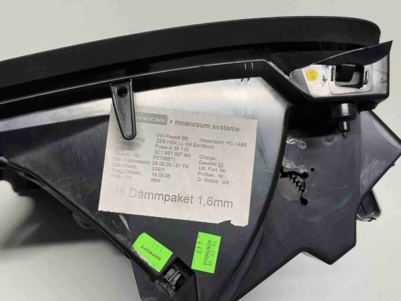 Handschuhfach schwarz VW Passat 3C – Bild 2