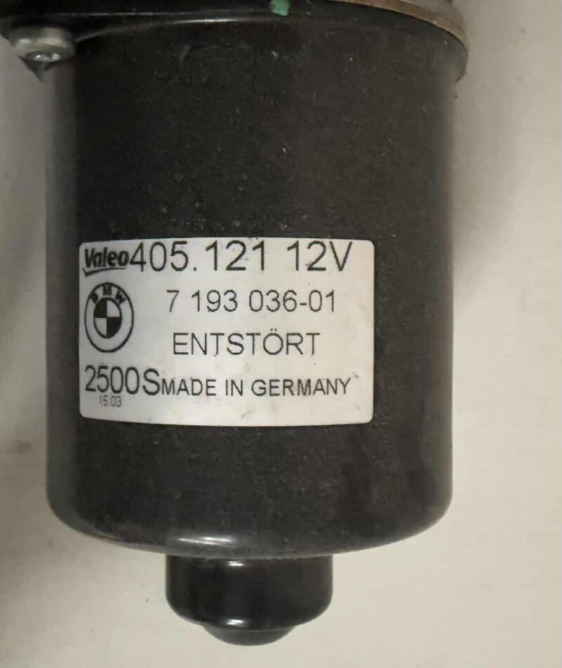Original gebraucht Wischermotor Wischergestänge BMW 116i E81 2011. Oe-Teilenummer: 719303601, 719303601