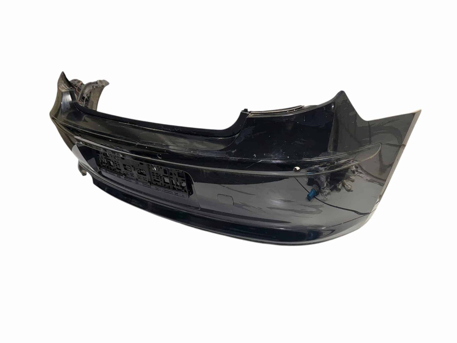 Original gebraucht Stoßstange Hinten schwarz2 Komplett BMW 116i E81 2011. Oe-Teilenummer: Stoßstange Hinten, Stoßstange Hinten