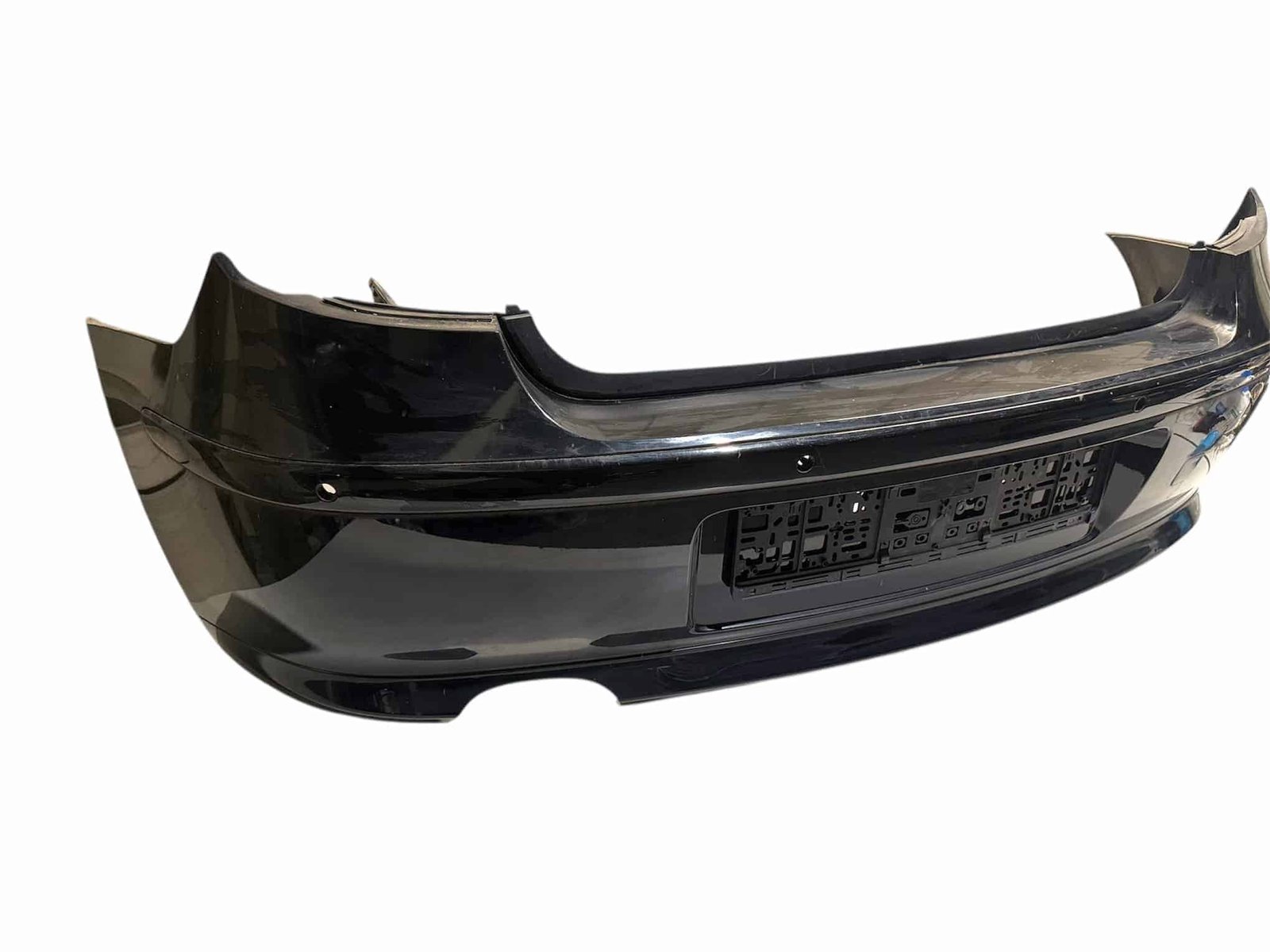 Original gebraucht Stoßstange Hinten schwarz2 Komplett BMW 116i E81 2011. Oe-Teilenummer: Stoßstange Hinten, Stoßstange Hinten