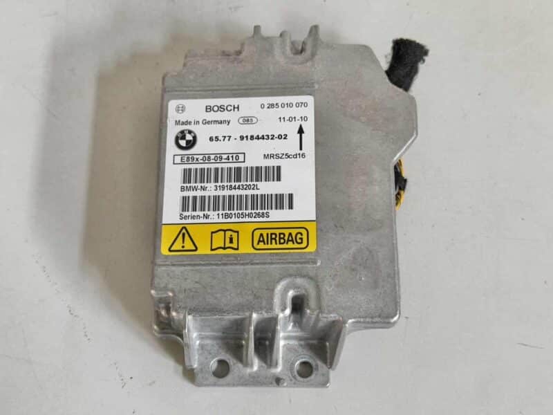 Original gebraucht Airbag Steuergerät BMW 116i E81 2011. Oe-Teilenummer: 6577918443202, 0285010070, 0285010070
