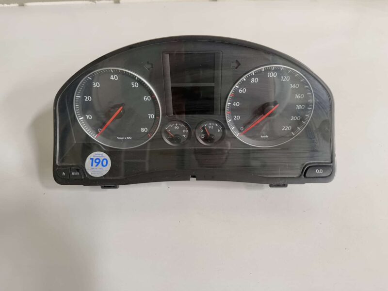 Original gebraucht Tacho Kombiinstrument VW Golf5 1K1 1.4L. Oe-Teilenummer: 1K0920852, 110080246, 1K0920852