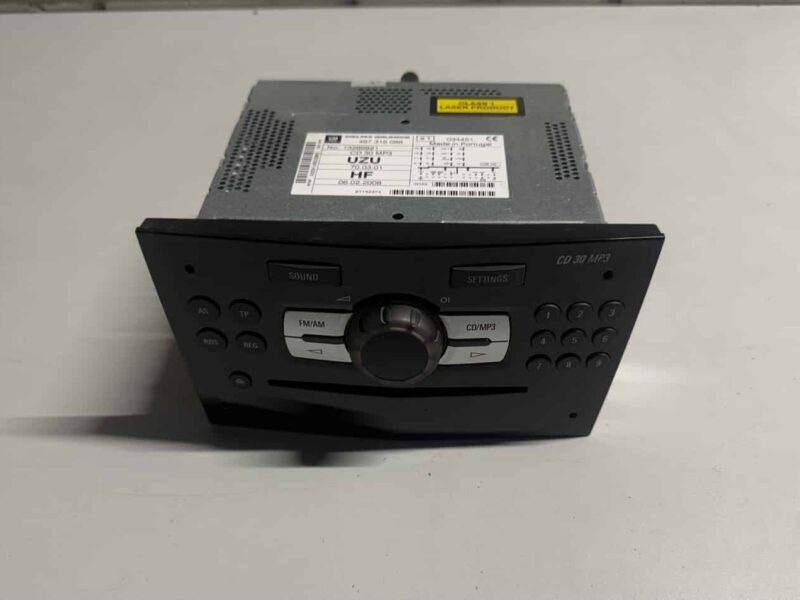 Original gebraucht CD30 MP3 Radio module Opel Corsa D 2009. Oe-Teilenummer: 497316088, 13205164