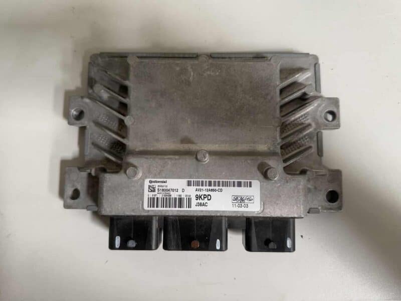 Original gebraucht Motor Steuergerät Continental Ford Fiesta 1.25L 2010. Oe-Teilenummer: S180047012D, AV21-12A650-CD, AV2112A650CD