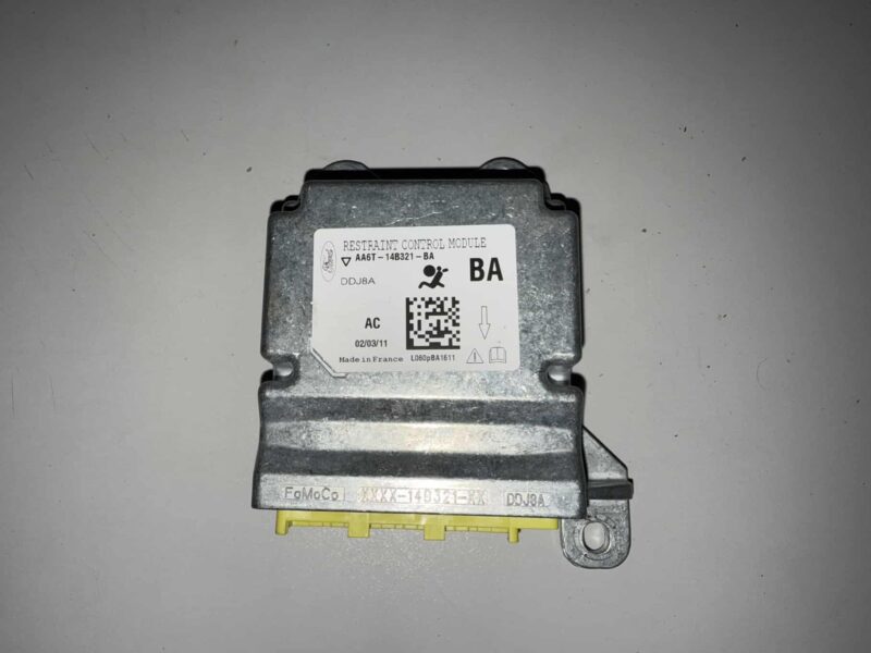 Original gebraucht Airbag steuergerät Ford Fiesta 1.25L 2010. Oe-Teilenummer: AA6T14B321BA, DDJ8A