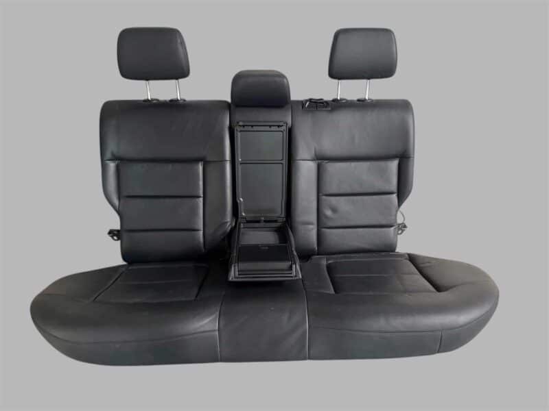 Original gebraucht Rücksitzbänke schwarz Leder Benz W212 E-Klasse 2010. Oe-Teilenummer: A212902960, 212902960, 2129209537