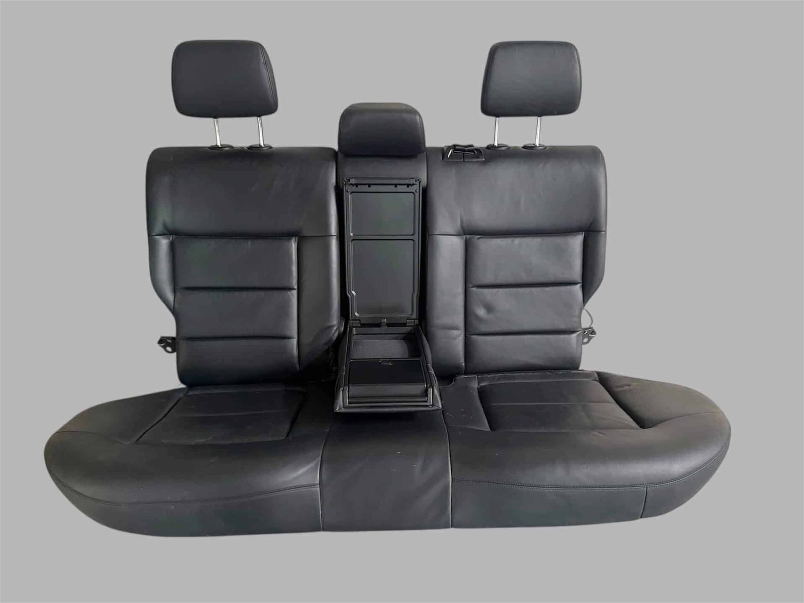 Original gebraucht Rücksitzbänke schwarz Leder Benz W212 E-Klasse 2010. Oe-Teilenummer: A212902960, 212902960, 2129209537