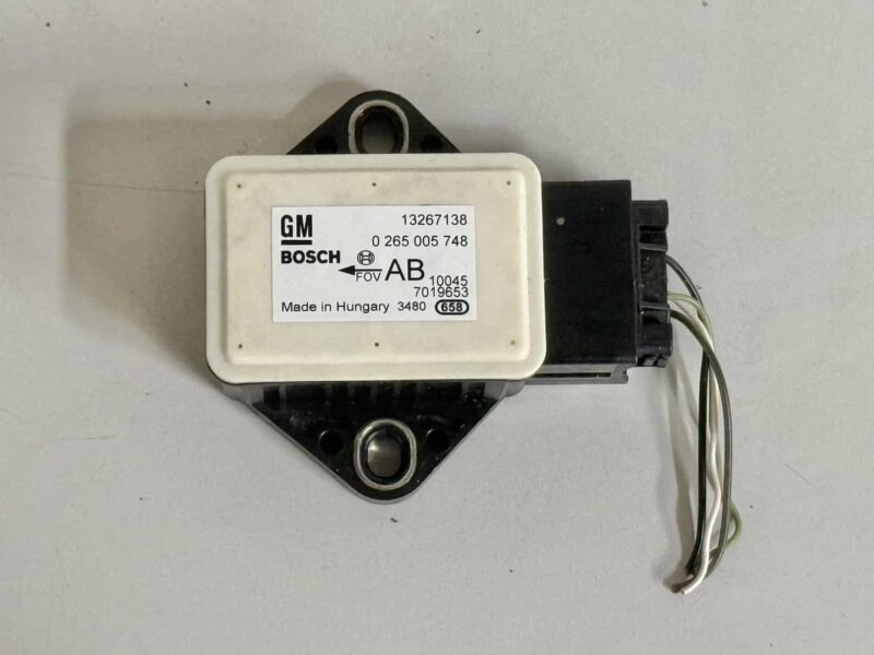 Original gebraucht Querbeschleunigungssensor Drehratensensor Opel Corsa D 2009. Oe-Teilenummer: 13267138, 0265005748, 0265005748