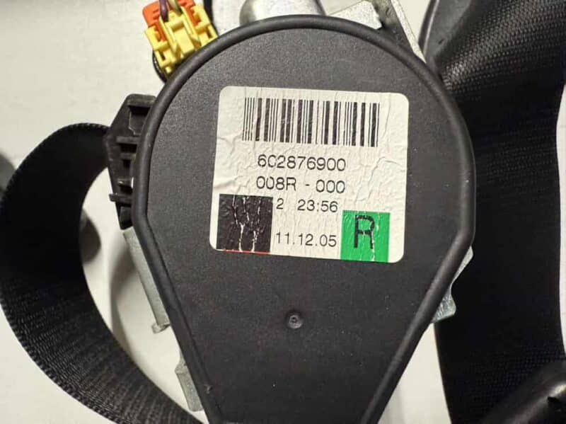 Original gebraucht Sicherheitsgurt vorne links Mercedes Benz BKlasse W245 B 170 2005. Oe-Teilenummer: A1698603485, 602876900, 1698603485, 602876900