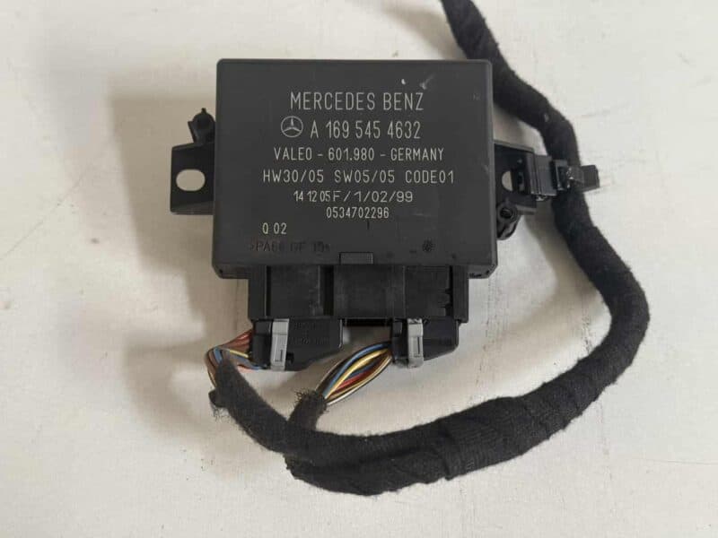 Original gebraucht Steuergerät Einparkhilfe PDC Modul Mercedes Benz BKlasse W245 B170 2005. Oe-Teilenummer: A1695454632, 1695454632