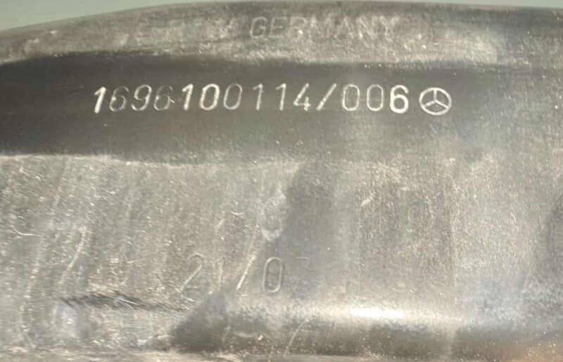 Original gebraucht Querträger Stoßstangeträger Crashverstärkung Hinten Mercedes Benz BKlasse W245 B170 2005. Oe-Teilenummer: A1696100114, 1696100114