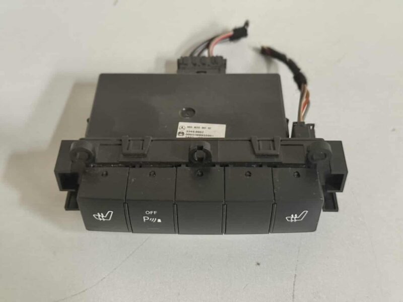 Original gebraucht Schalter Sitzheizung PDC Schalterleiste Mercedes Benz BKlasse W245 B170 2005. Oe-Teilenummer: A1698209010, 1698209010