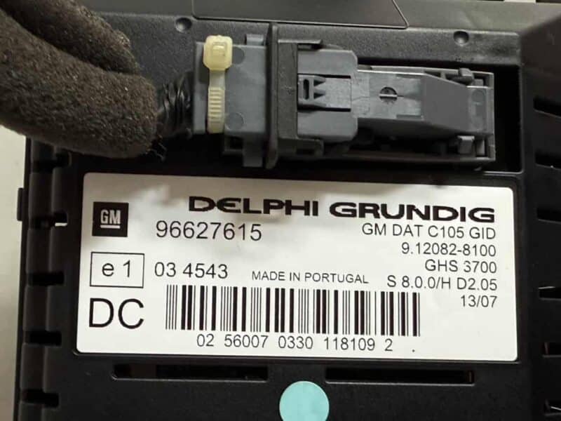 Original gebraucht Bordcomputer Display Anzeige Innen OPEL GM ANTARA 2007. Oe-Teilenummer: 96627615, 96841852, 96858451, 96661663, 96627615