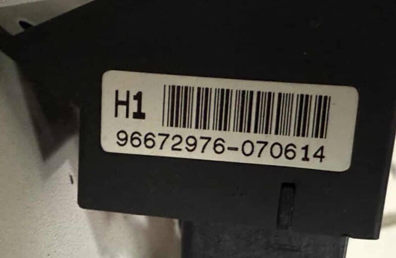 Original gebraucht Schalter Sitzheizung vorne mit Zigarettenanzünder OPEL GM ANTARA 2007. Oe-Teilenummer: 96672976, 96672976