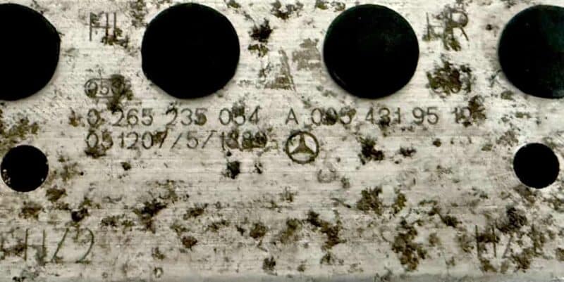 Original gebraucht ABS-Block pumpe Mercedes Benz BKlasse W245 B170 2005. Oe-Teilenummer: A0054319512, 0265850505, 0265235054, 0054319512, 0265850505, 0265235054