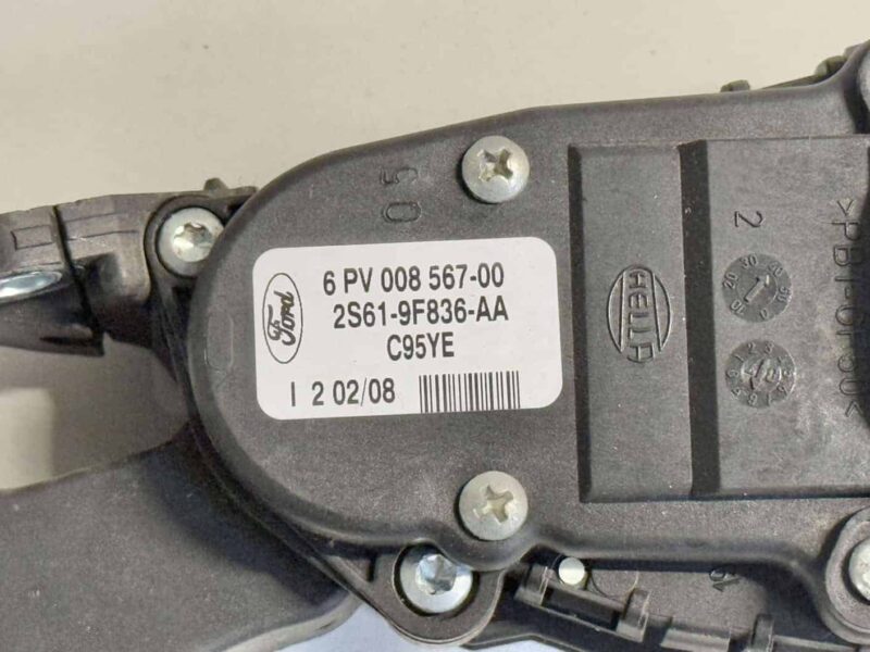 Original gebraucht Gaspedal Sensor FORD Fiesta 1.4L 2008. Oe-Teilenummer: 6PV00856700, 2S619F836AA, 6PV00856700