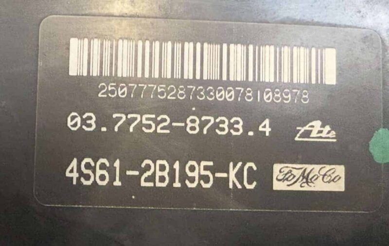 Original gebraucht Bremskraftverstärker FORD Fiesta 1.4L 2008. Oe-Teilenummer: 4S612B195KC, 03775287334, 4S612B195