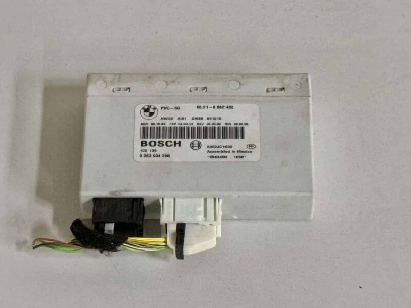 Original gebraucht Steuergerät Einparkhilfe PDC Module BMW 116i E87 2009. Oe-Teilenummer: 66216982402, 0263004268, 66216982402