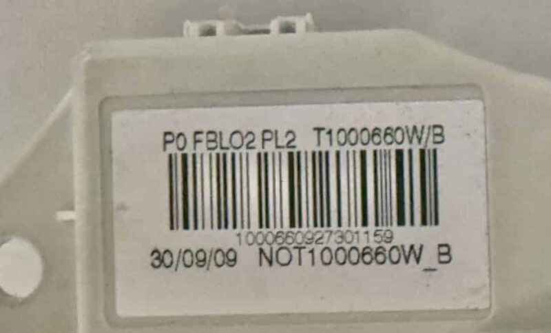 Original gebraucht Widerstand Gebläse Lüfter BMW 116i E87 E81 2009. Oe-Teilenummer: 1000660W, T1000664T, 1000660W