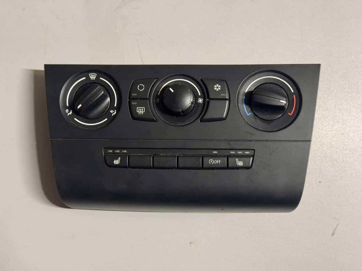 Original gebraucht Heizung Steuerung Bedienpaneel Klimaschalter BMW 116i E81 E87 2009. Oe-Teilenummer: 64119216022, A2C53364419, 64119216022, 03744651, 6131697092005