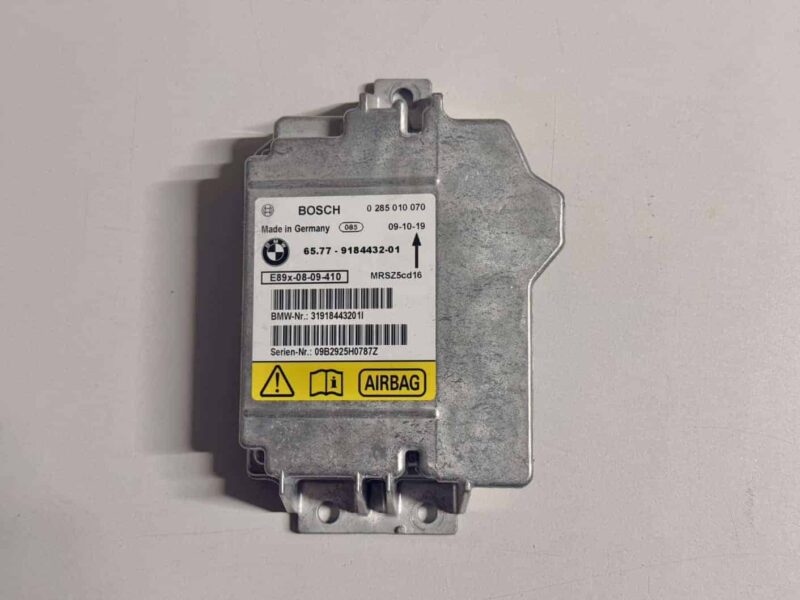 Original gebraucht Airbag Steuergerät BMW 116i E81 E87 2009. Oe-Teilenummer: 6577918443201, 31918443201, 0285010070, 0285010070