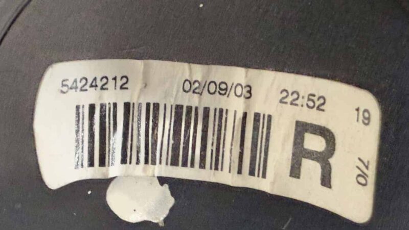 Original gebraucht Sicherheitsgurt vorne rechts OPEL MERIVA 2003. Oe-Teilenummer: 5424212, 542419061, 5424212