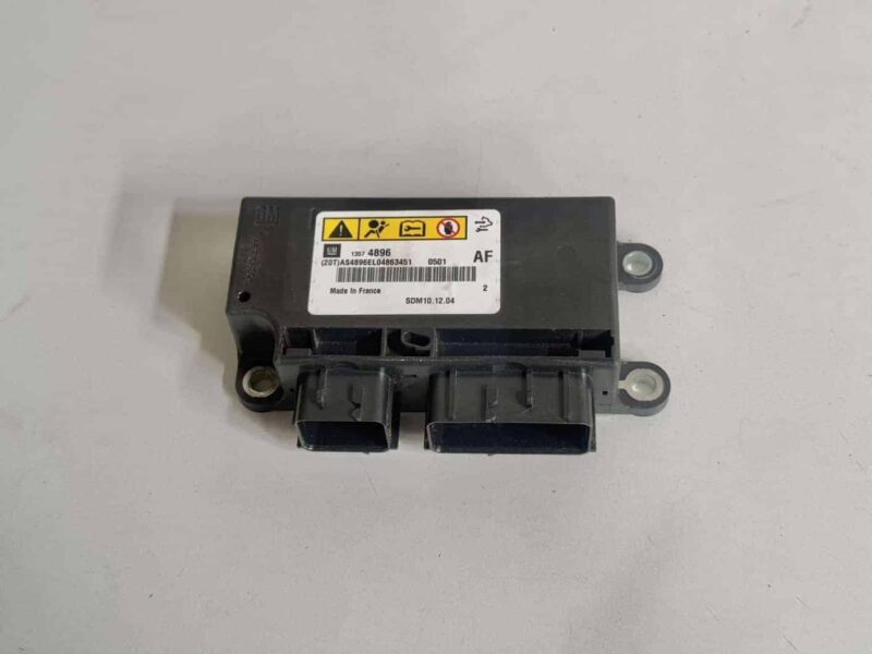 Original gebraucht Airbag Steuergerät OPEL ASTRA-J 2011. Oe-Teilenummer: 13574896, 1357511801, 13574896