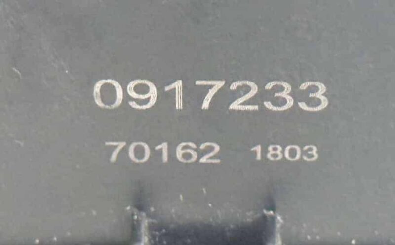 Original gebraucht Regler Innenraumgebläse Widerstand OPEL ASTRA-J 2011. Oe-Teilenummer: 0917233, 0917233