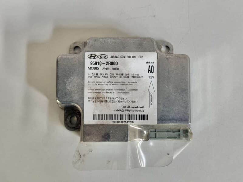 Original gebraucht Airbag Steuergerät Hyundai i30 2010. Oe-Teilenummer: 959102R000, 2R95910000, 95910-2R000, 2R959-10000