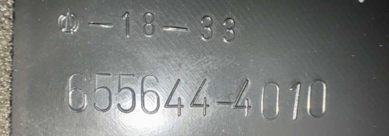 Original gebraucht Luftdüse Armaturenbrett mitte Rechts TOYOTA Verso 2008. Oe-Teilenummer: 6556444010, 655644-4010