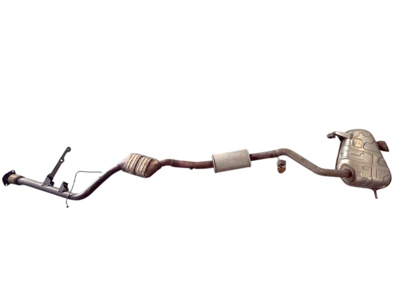 Original gebraucht Auspuffanlage komplett mit Kat. BMW 116i E81 E87 2009. Oe-Teilenummer: 7564181, 7564180, Katalysator, Vorschalldämpfer, Nachschalldämpfer