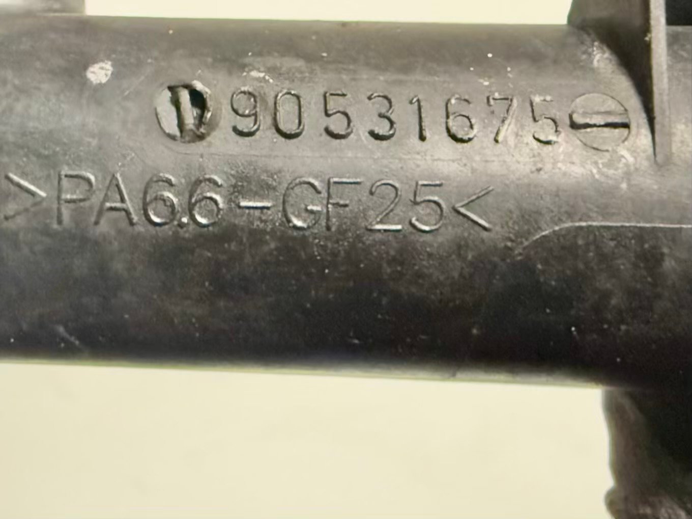 Kühlwasserrohr Kühlmittelrohr OPEL MERIVA 2003 90531675, 90531661