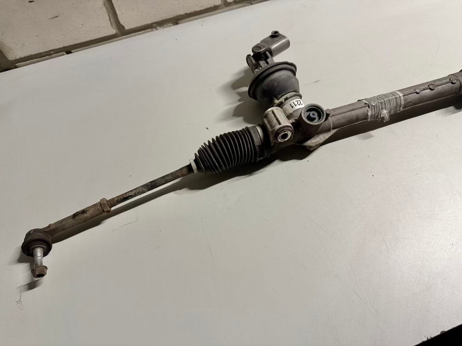 Lenkgetriebe Lenksäule Opel Corsa A0006254, 93167838