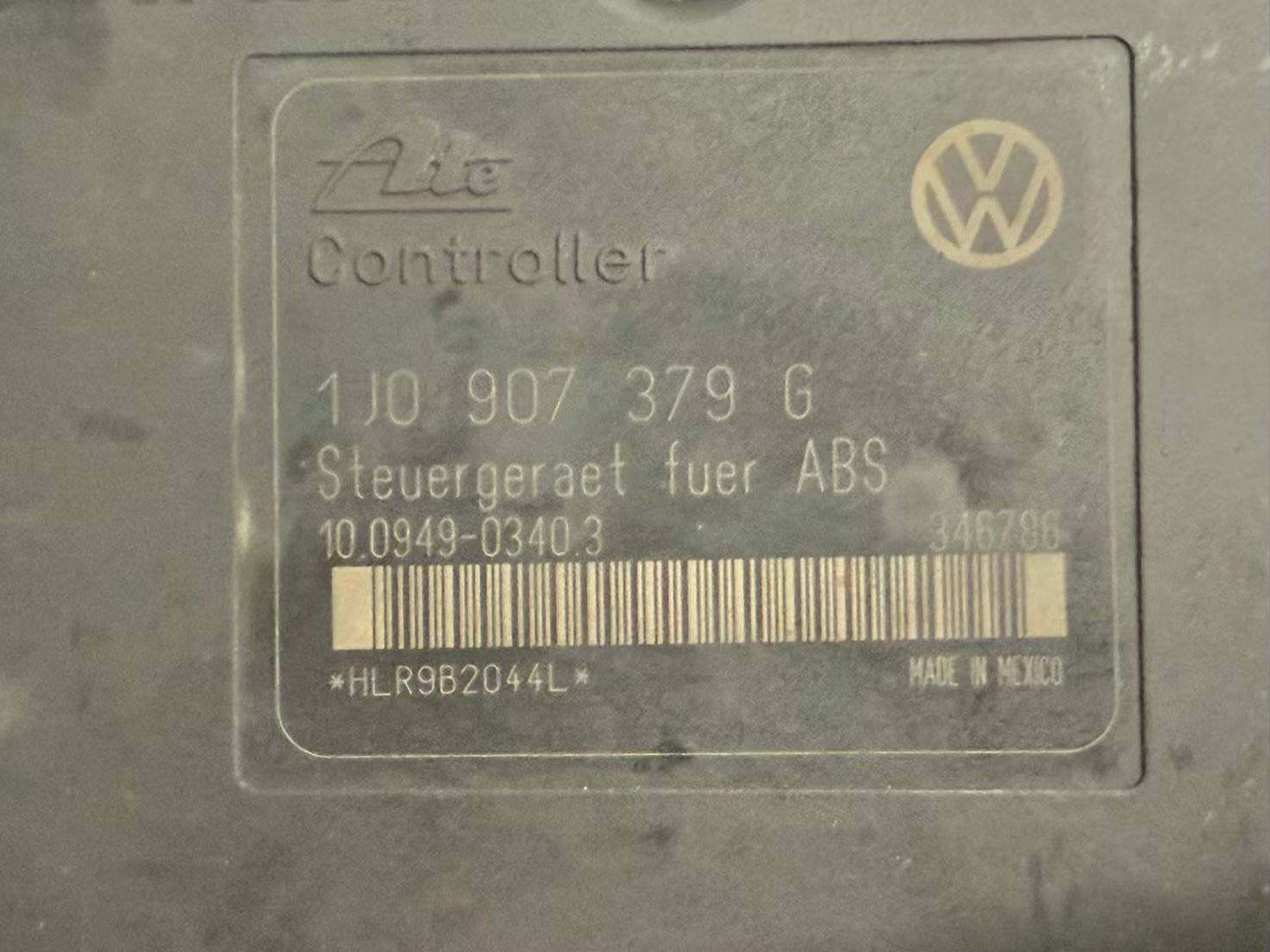 ABS-Block Steuergerät Hydraulikblock Golf 4 1,4 1J1 1998 1J0907379G, 1J0614117C