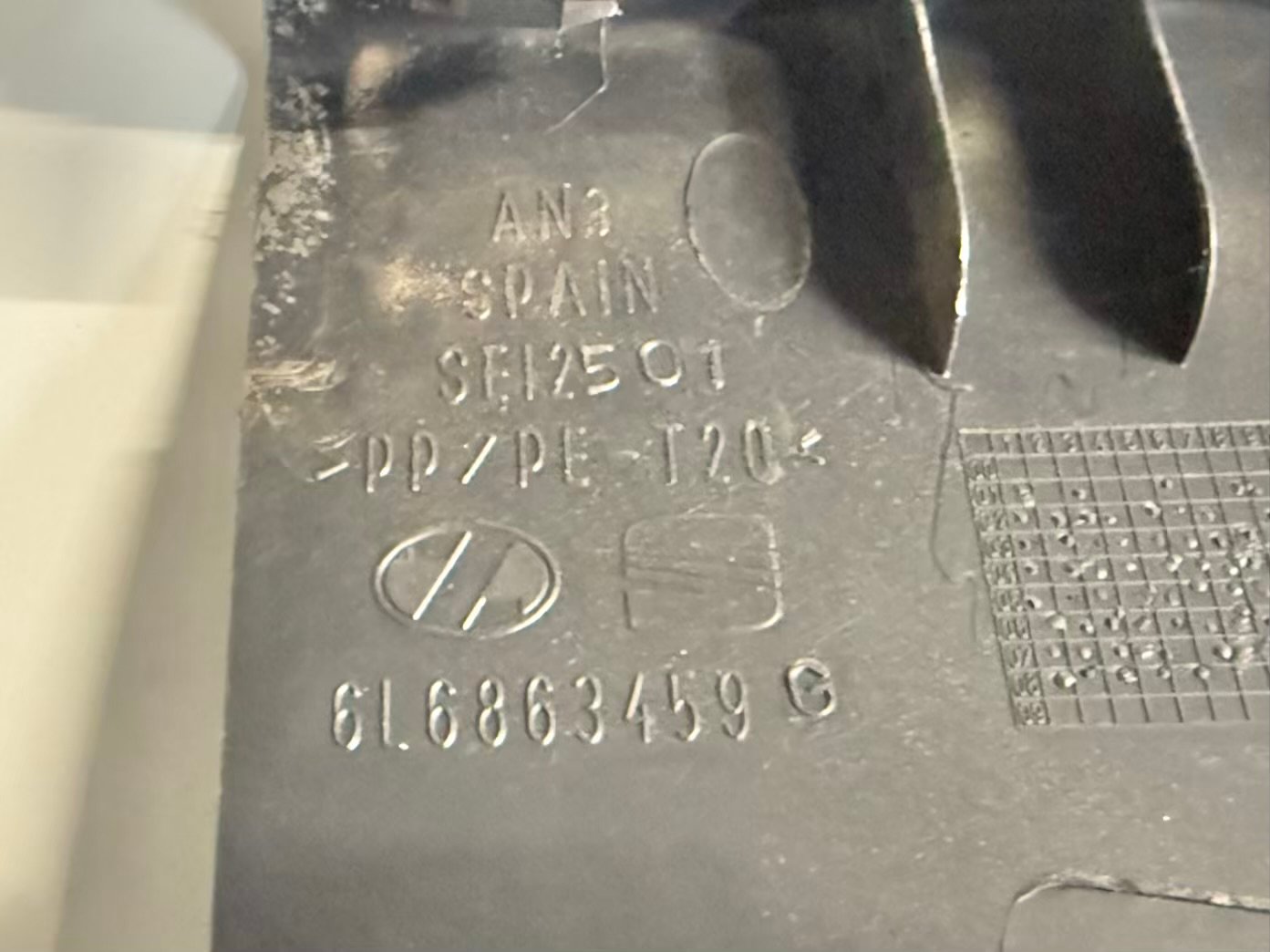 Ladekante Verkleidung Kofferraumabdeckung Golf 4 1,4 1J1 1998 6L6863459G