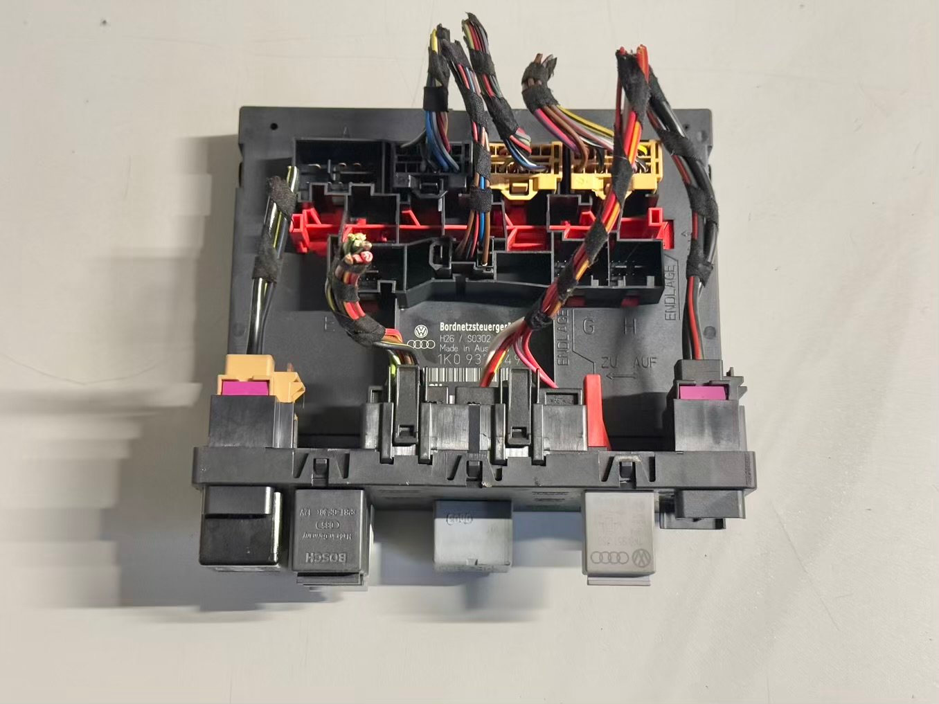 Bordnetzsteuergerät Komfortsteuergerät BCM VW Touran 1T1 2003 1K0937049F