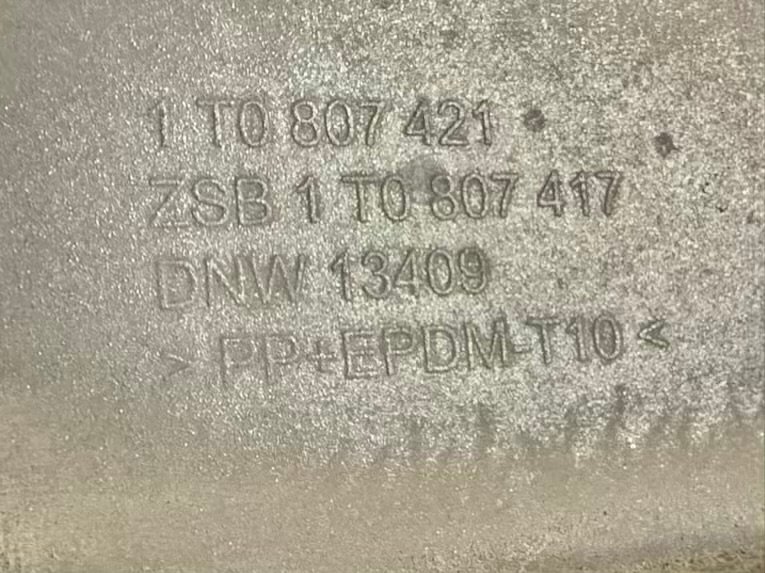 Stoßstange hinten VW Touran 1T1 2003 Trend 1T0807421, 1T0807417