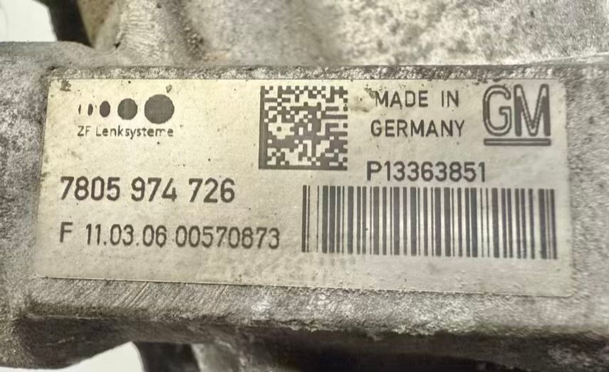 Elektrolenkung Lenkgetriebe 1.7 CDTI OPEL ASTRA-J 2011 13363851, 7805974726