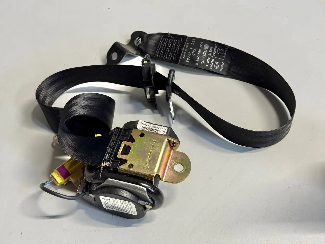 Sicherheitsgurt vorne rechts VW Polo 9N1 1,2L 2002 6Q4857706E, 5424029