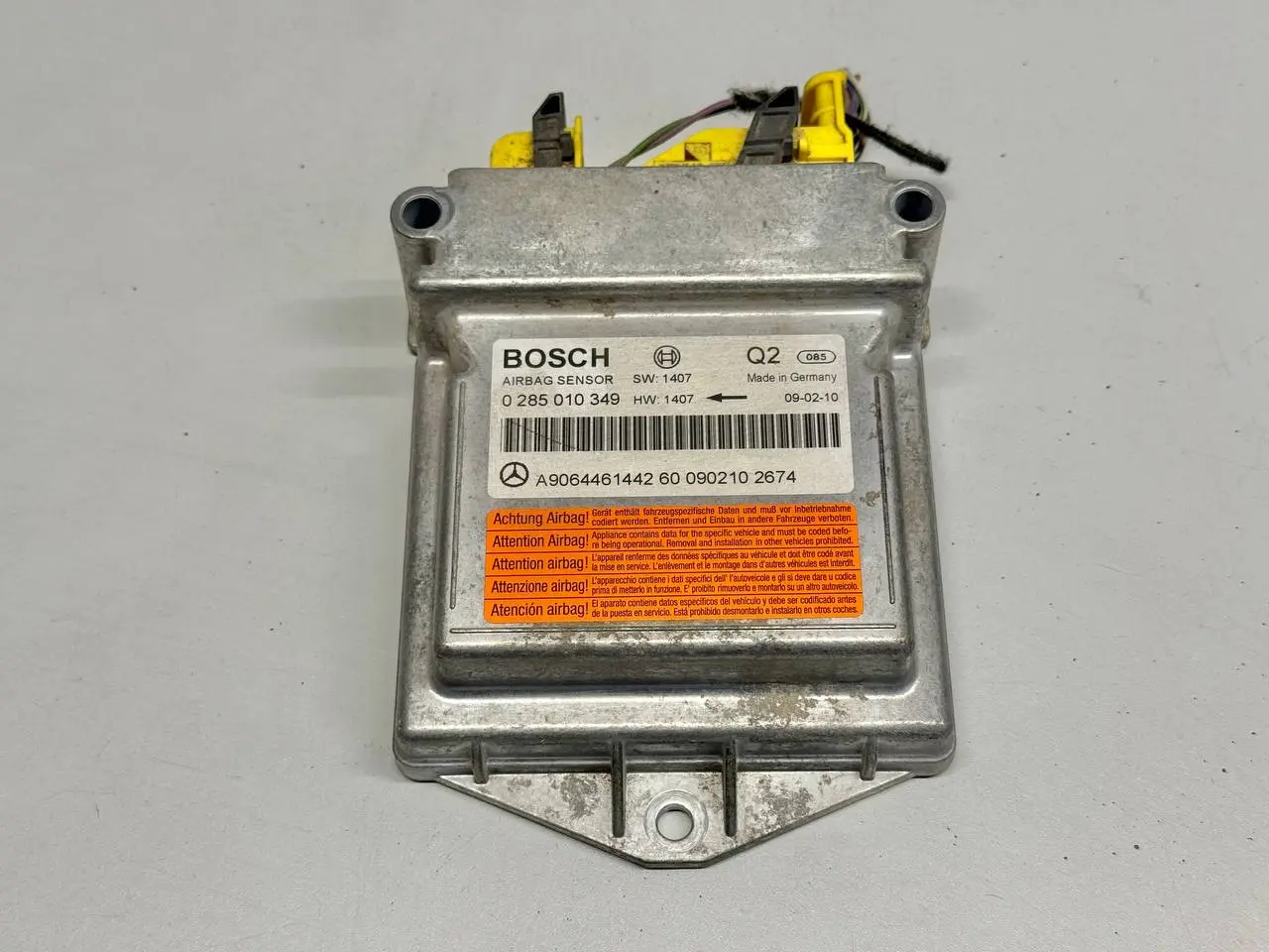 Airbag Steuergerät Mercedes Benz Vito W639 111CDI 2009 A9064461442, 0285010349