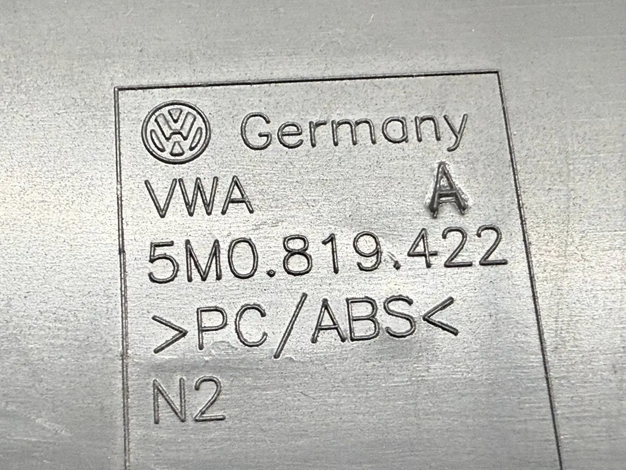 Klimabedienteil Blende Verkleidung VW Golf Plus 2006 5M1 1,6 5M0819422