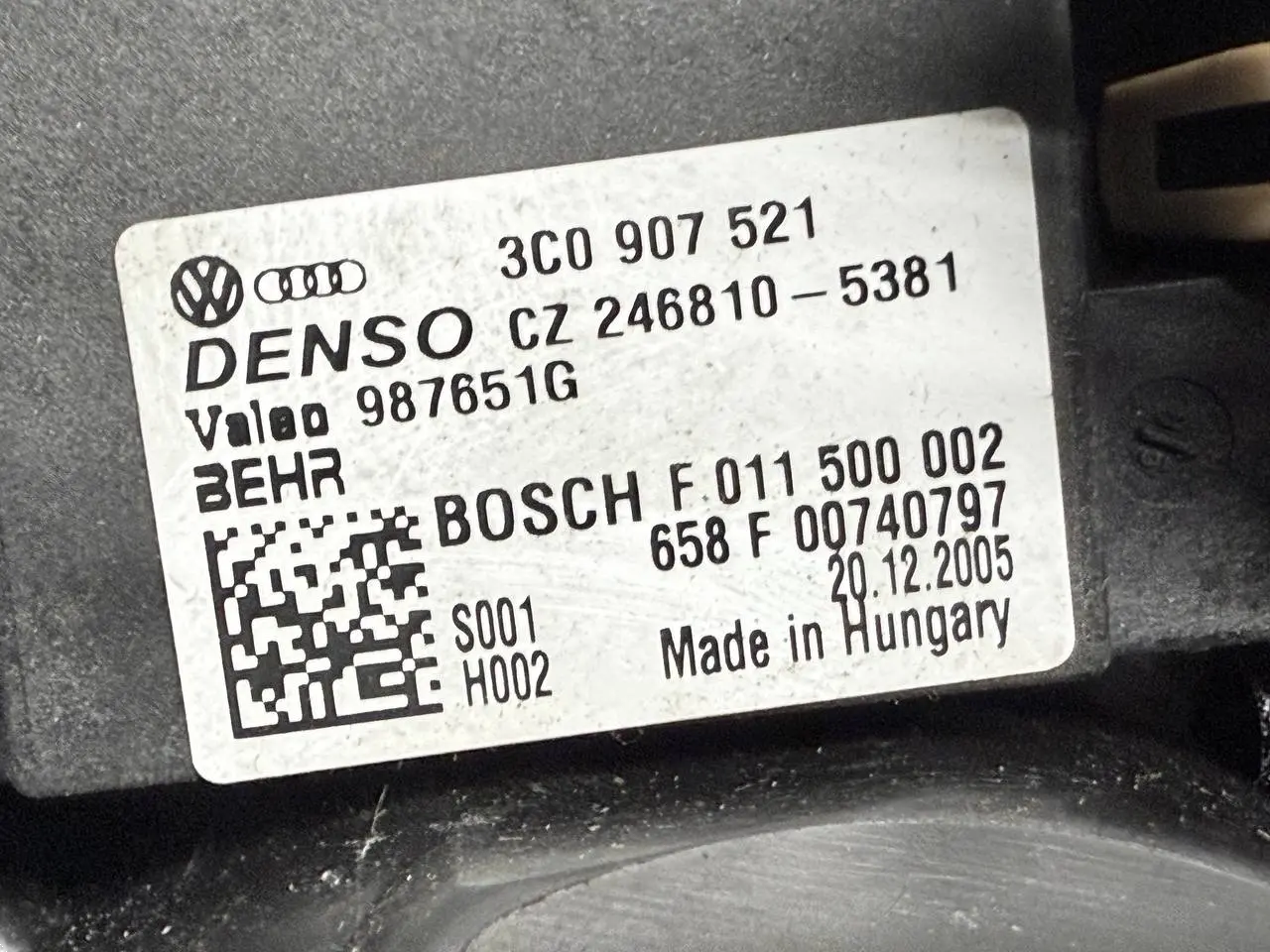 Gebläse Gebläsemotor mit Vorwiederstand VW Golf Plus 2006 5M1 1,6 3C1820015G, 3C0907521