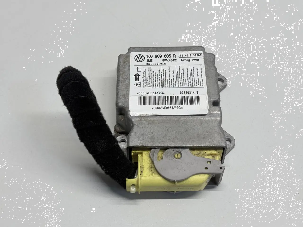 Airbagsteuergerät Steuergerät VW Golf Plus 2006 5M1 1,6 1K0909605R, 5WK43412