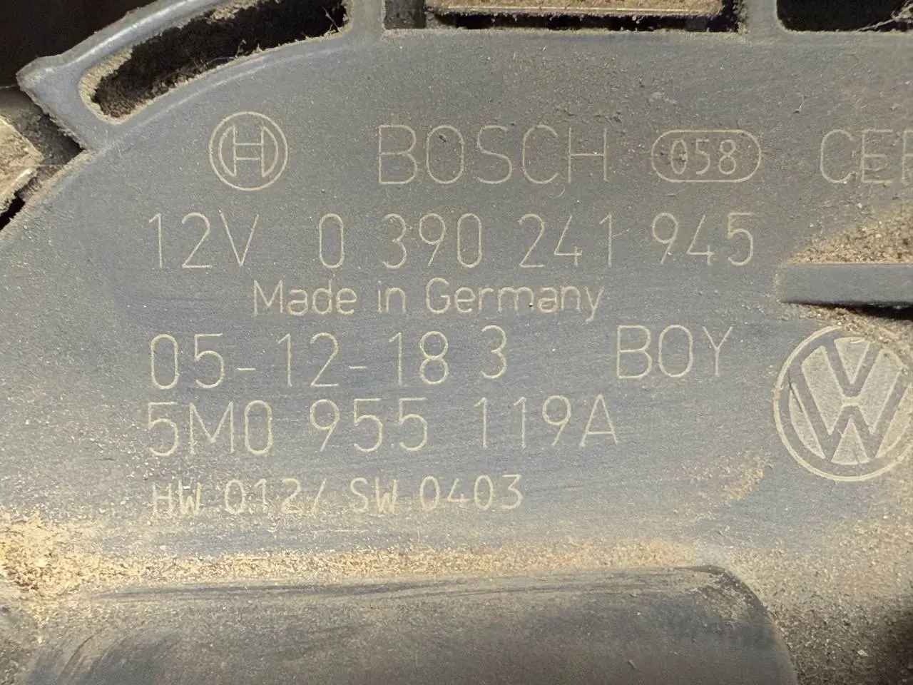 Scheibenwischermotor mit Gestänge Links VW Golf Plus 2006 5M1 1,6 5M0955023D, 5M0955119