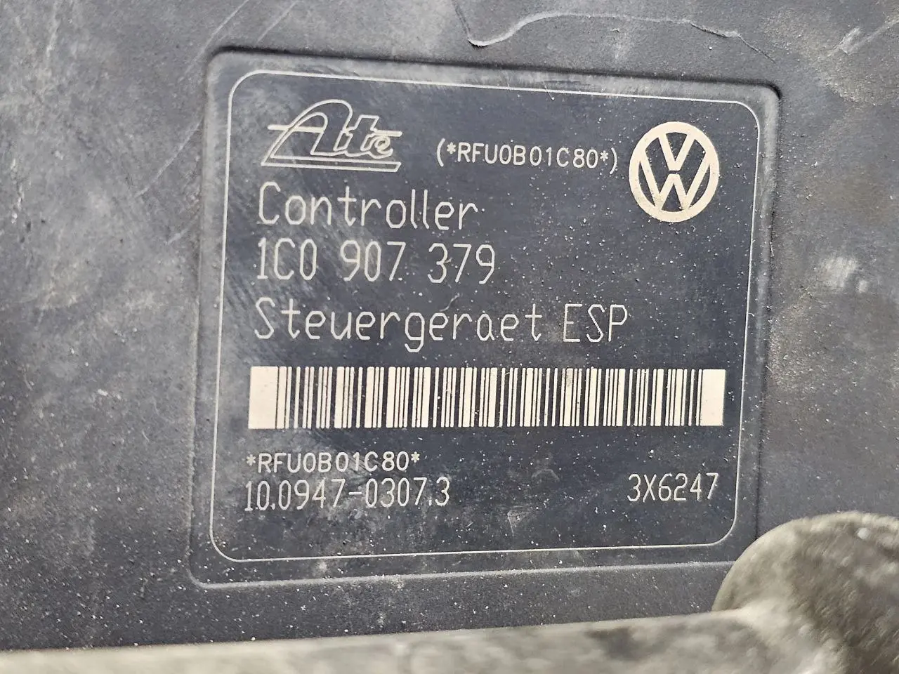 ABS Steuergerät Hydraulikblock VW Golf 4 1,6 1J1 2000 6X0614517, 1C0907 379