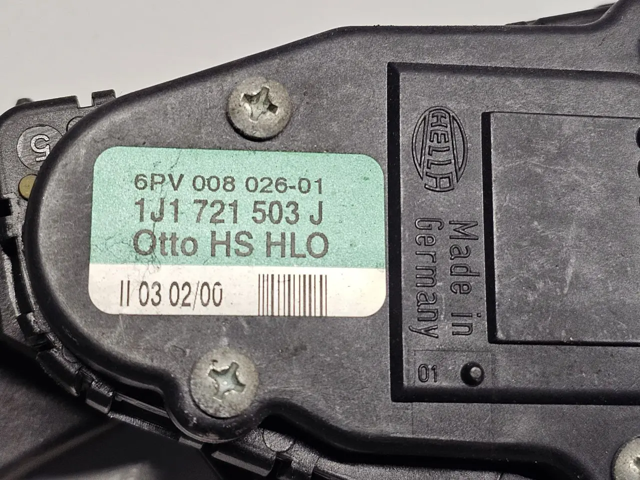 Gaspedal VW Golf 4 1,6 1J1 2000 1J1721503J