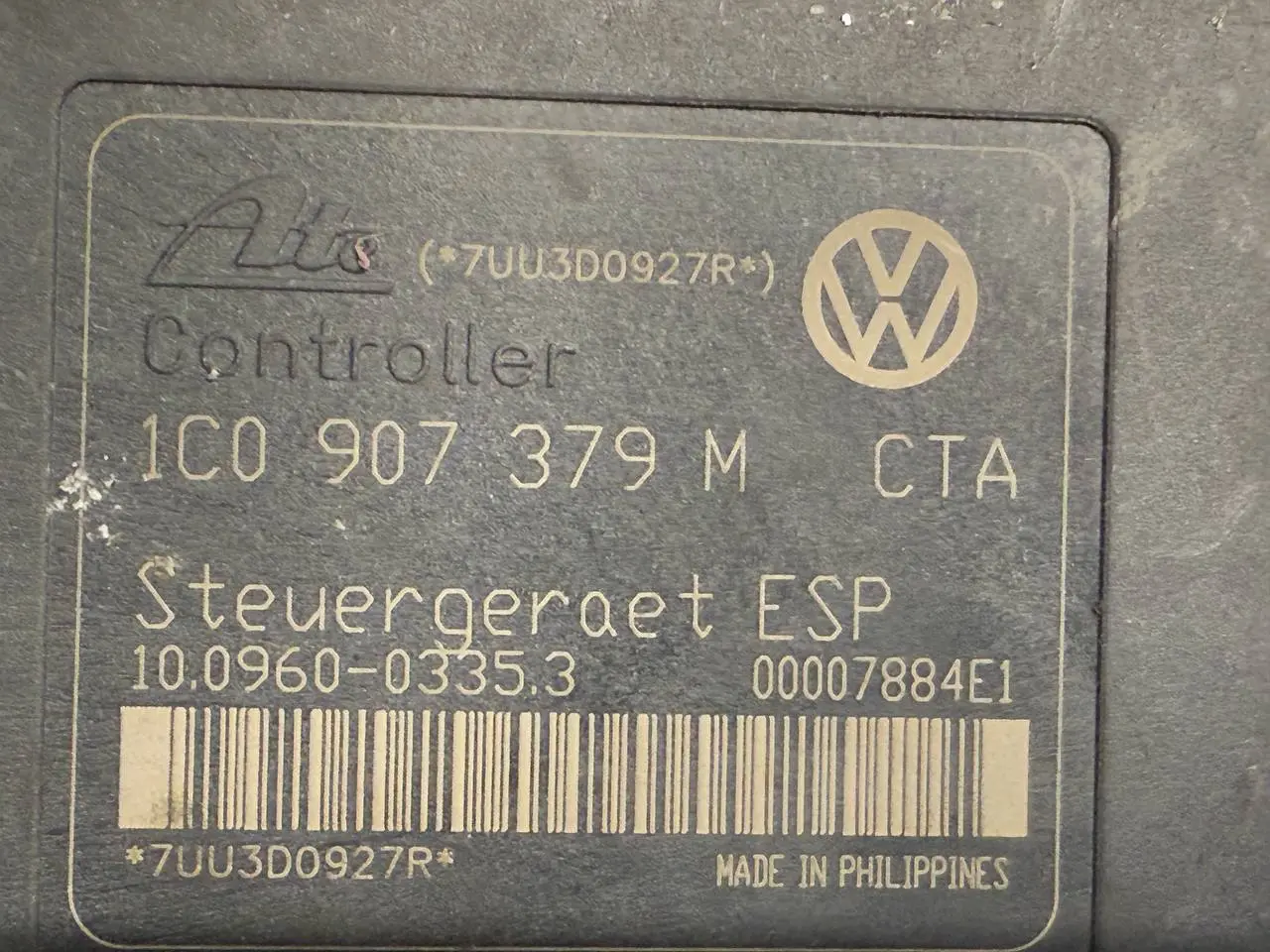 ABS Steuergerät Hydraulikblock VW New Beetle 1C1 1.4 2004 1J0614517