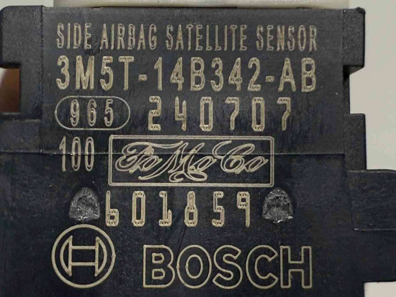 Airbagsensor crash sensor FORD Mondeo CA2 2.0L TDCi 2008 3M5T14B342AB